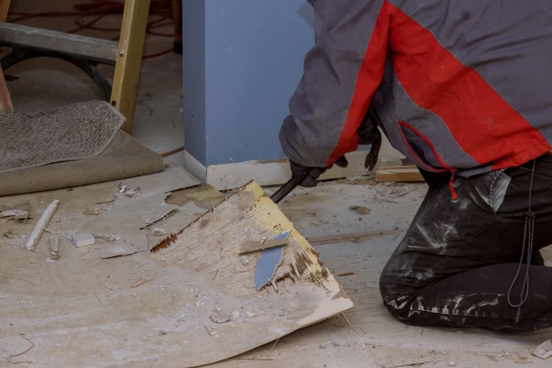 Hardwood Floor Removal in Conroe, TX