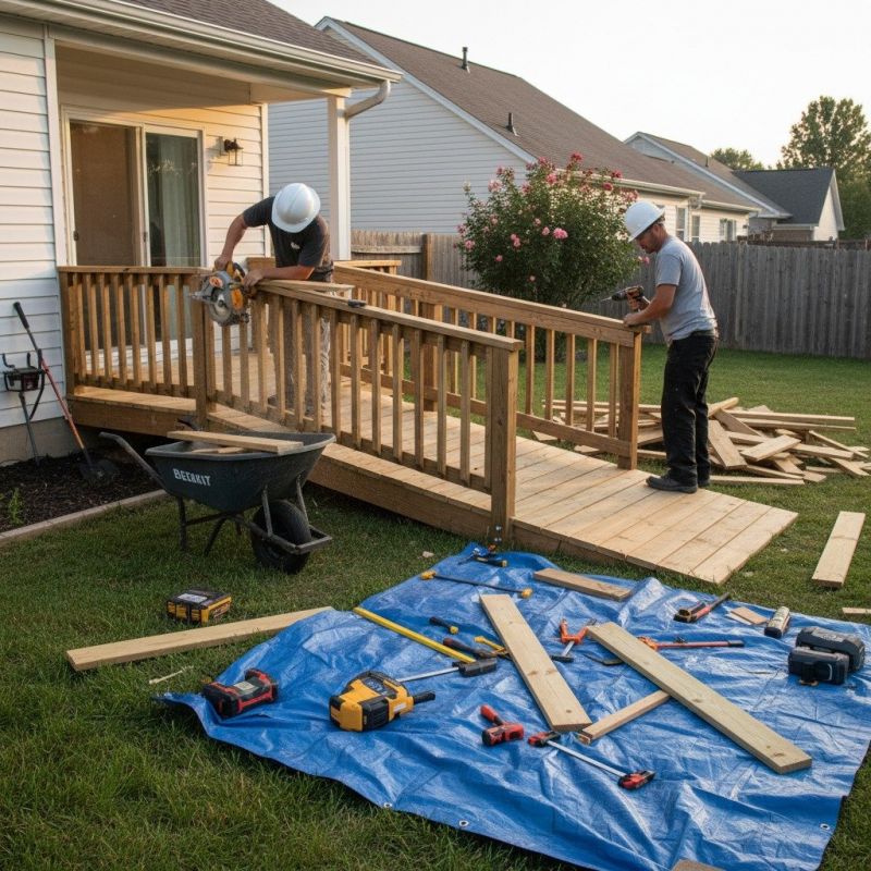 Handicap Ramp Repair in Wilmington, NC