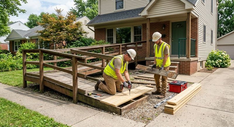 Wood Ramp Repair in Alpharetta, GA